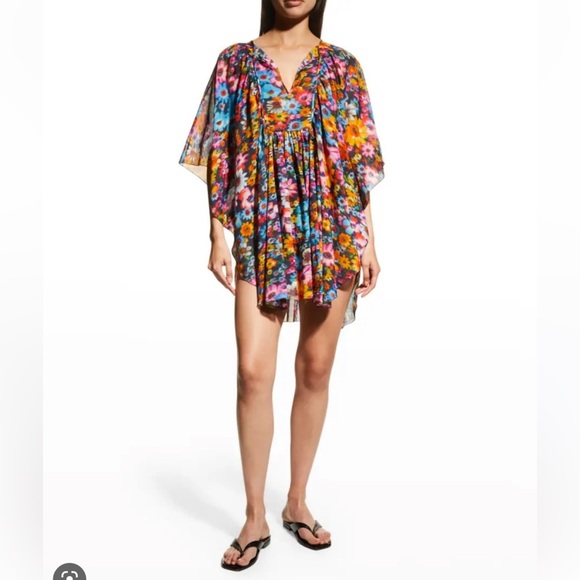 Stella McCartney***Short Floral Coverup Kaftan***Small $598 - Picture 4 of 4